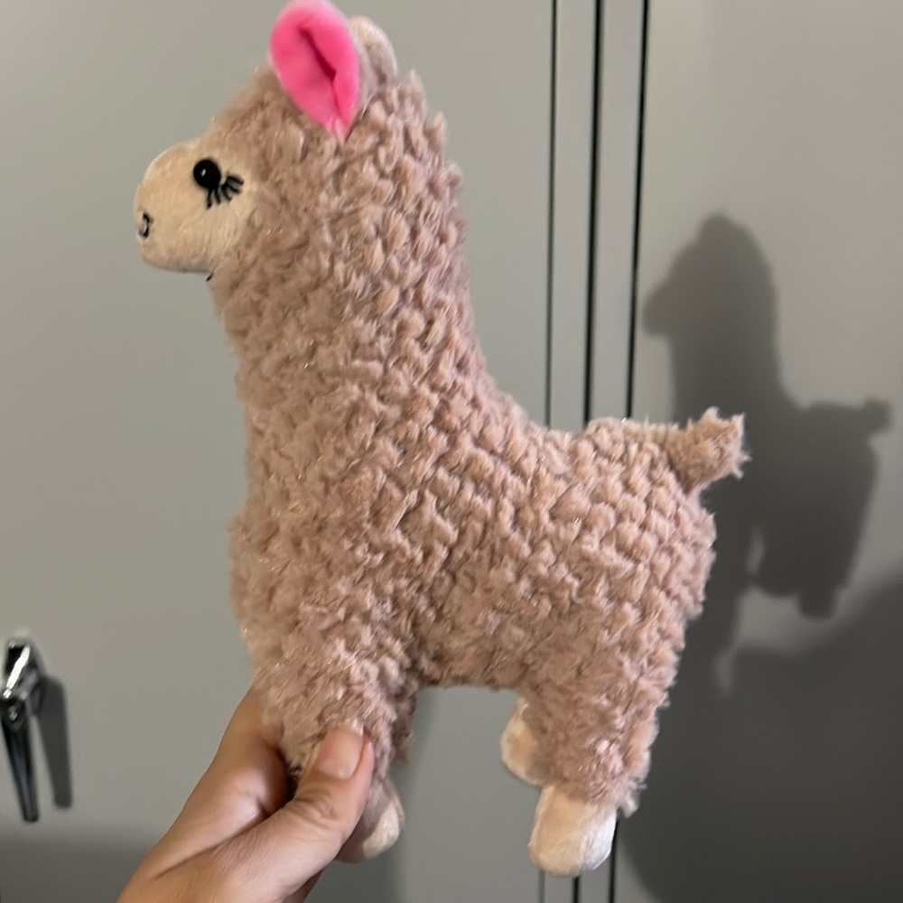 AlPacasso Al Pacasso Amuse Plush Brown Alpaca Stuffed Animal 9.5” T